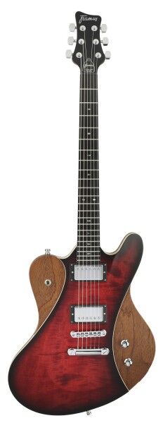 Framus Teambuilt Pro Series Idolmaker - Burgundy Blackburst Transparent Satin