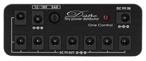 One Control Micro Distro - Tiny Power Distributor, All-In-One-Pack, Black