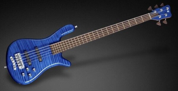 Warwick Custom Shop Streamer LX, 5-String - Dark Ocean Blue Transparent High Polish - 17-3398