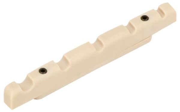 Sadowsky Parts Just-A-Nut III, 5-String, 47.5 mm (1.875") - White Tedur