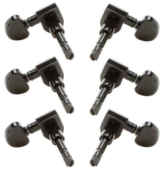Grover 602 Series - Tip Lock Locking Rotomatics with Round Button - Guitar Machine Heads, 3 + 3