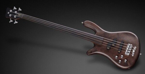 Warwick Teambuilt Pro Series Streamer LX, 4-String - Nirvana Black Transparent Satin
