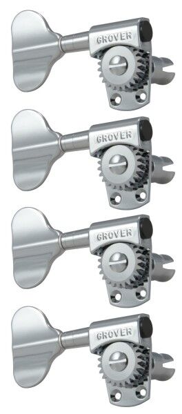 Grover 145 Series - Titan Electric Bass Machines - Bass Machine Heads, 4-in-Line
