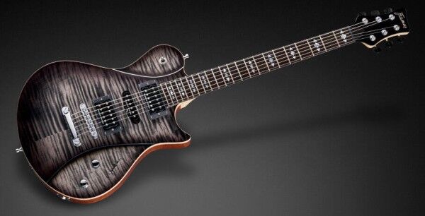 Framus Masterbuilt Panthera II Studio Supreme - Bleached Black Burst Transparent High Polish