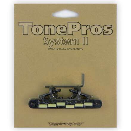 TonePros AVT2G B - Wraparound Bridge with SS1 Locking Studs