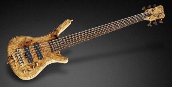 Warwick Custom Shop Corvette $$, 6-String - Natural Transparent High Polish - 17-3585
