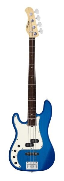 Sadowsky MetroLine 21-Fret Hybrid P/J Bass, Red Alder Body, Morado Fingerboard, 4-String, Lefthand - Ocean Blue Transparent Satin