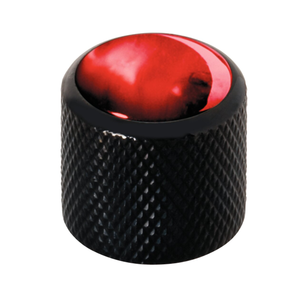 Framus & Warwick - Potentiometer Dome Knobs, Red Perloid Cap