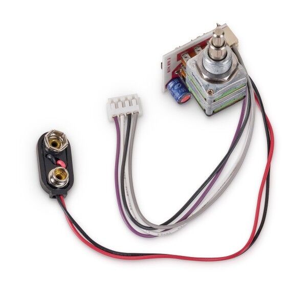 MEC 2-Way Electronics, for Passive Pickups, Bass / Treble stacked only