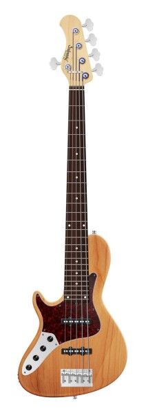 Sadowsky MetroLine 24-Fret Vintage Single Cut Bass, Red Alder Body, Morado Fingerboard, 5-String, Lefthand - Natural Transparent Satin