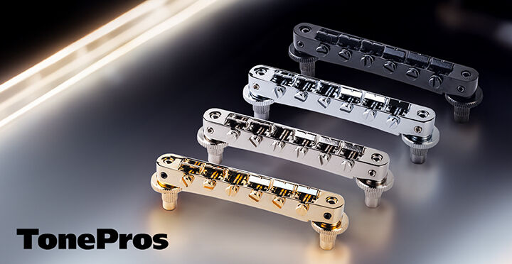TonePros NVR2P N - Tune-O-Matic Bridge with Pre-Notched Saddles