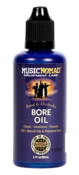MusicNomad Bore Oil (MN702) - Cleaner and Conditioner, 60 ml (2 oz.)