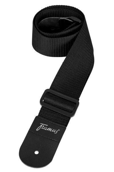 Framus Nylon Guitar Strap - Black, 50 mm Width