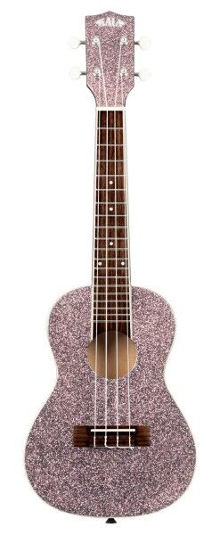 KALA KA-SPRK-PINK - Sparkle Series Pink Champagne Concert Ukulele, with Bag (UB-C)