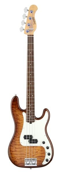 Sadowsky Custom Shop 20-Fret Ultra Vintage Bass, 4-String - Caramel Burst Transparent High Polish - 25-4543