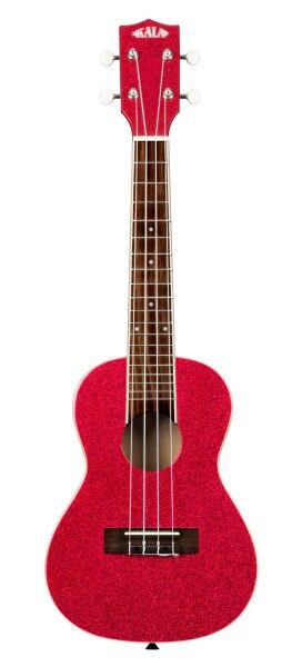 KALA KA-SPRK-RED - Sparkle Series Ritsy Red Concert Ukulele, with Bag (UB-C)