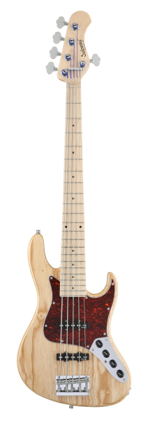 Sadowsky MetroLine 22-Fret Will Lee Artist Line Bass, Swamp Ash Body, Maple Fingerboard, 5-String - Natural Transparent High Polish