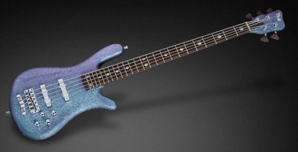 Warwick Custom Shop Streamer Stage II, 5-String - Sandblasted Green Flip Flop Satin - 17-3408