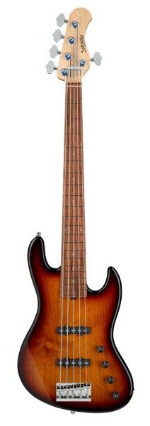 Sadowsky MasterBuilt 21-Fret Standard J/J Bass, Red Alder Body, 5-String - '59 Burst Transparent High Polish