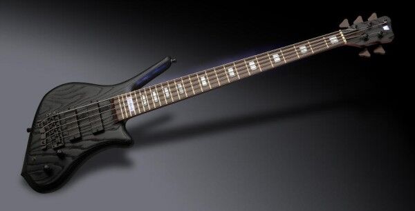 Warwick Custom Shop Dolphin Pro I, 5-String - Sandblasted Nirvana Black Transparent Satin - 21-4193