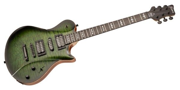 Framus Teambuilt Pro Series Panthera II Studio Supreme - Green Blackburst Transparent Satin