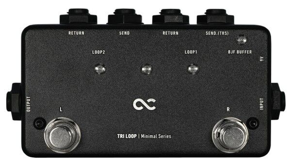 One Control Minimal Series Tri Loop - True Bypass Looper / Remote Footswitch / Splitter