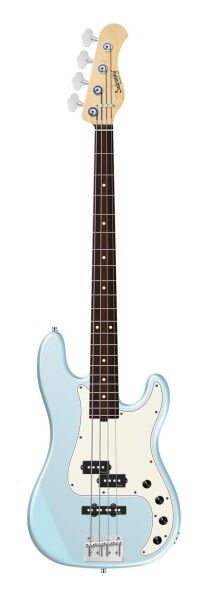 Sadowsky MetroLine 21-Fret Hybrid P/J Bass, Red Alder Body, Morado Fingerboard, 4-String - Solid Ice Blue Metallic Satin