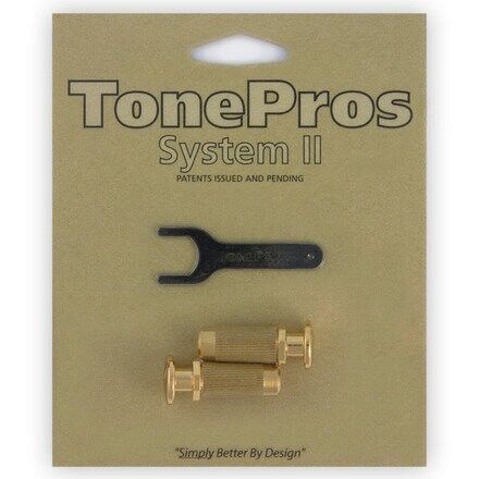 TonePros MSPRS - Metric Brass Locking Studs (P-Style)
