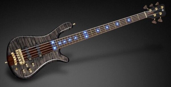 Warwick Custom Shop Streamer Stage I, 5-String - Nirvana Black Transparent Satin - 17-3638
