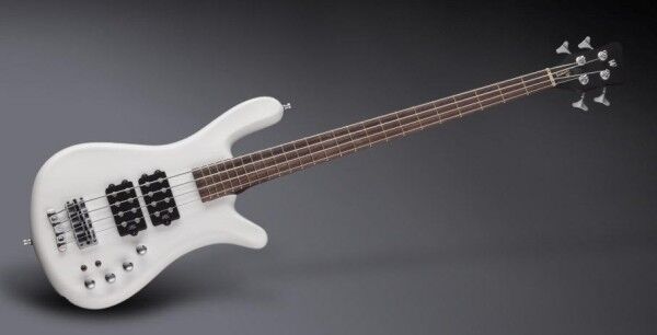 Warwick Custom Shop Streamer $$, 4-String - Solid White Satin - 14-2693