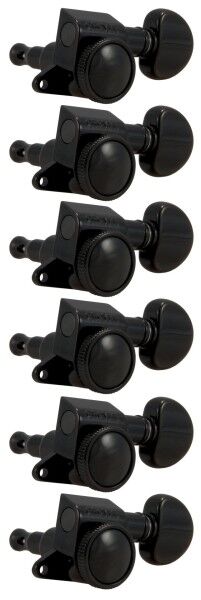 Grover 505 Series - Mini Roto-Grip Locking Rotomatics - Guitar Machine Heads, 6-in-Line