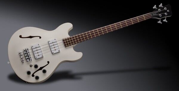 Warwick Teambuilt Pro Series Star Bass, 4-String - Solid Creme White High Polish