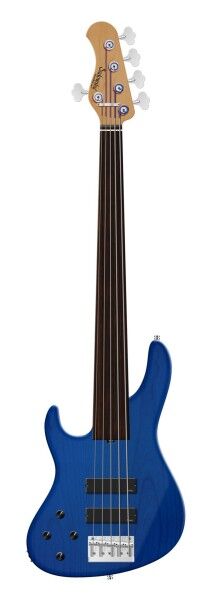 Sadowsky MasterBuilt 24-Fret Modern Bass, Red Alder Body, Lefthand, 5-String, Fretless