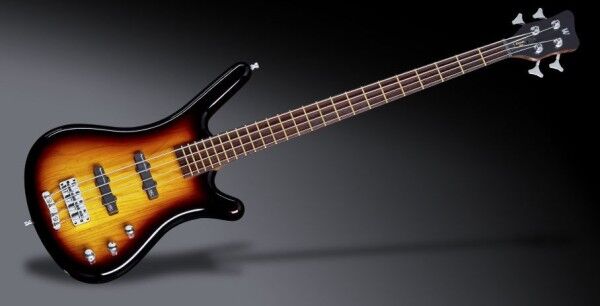 Warwick Teambuilt Pro Series Corvette Ash, 4-String - Vintage Sunburst Transparent High Polish
