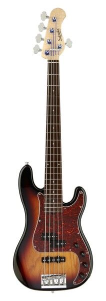 Sadowsky Custom Shop 21-Fret Hybrid P/J Bass, 5-String - '59 Burst Transparent High Polish - 21-4325