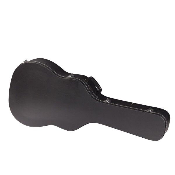 RockCase - Standard Line - Acoustic Guitar Hardshell Case, Arched Lid, Curved - Black