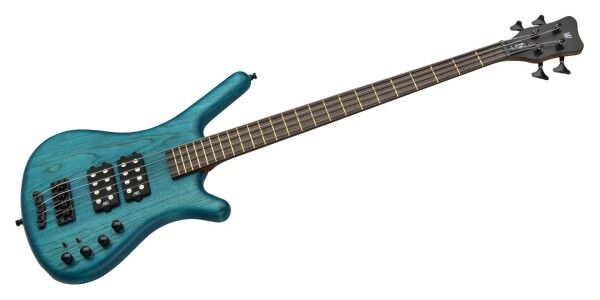 Warwick Teambuilt Pro Series Corvette $$, 4-String - Turquoise Blue Transparent Satin