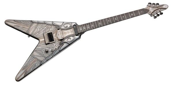 Framus Custom Shop WH-1 Signature - Special Metal Finish, Thranduil Armor Theme - 24-4467