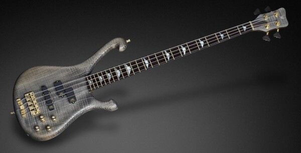 Warwick Custom Shop Stuart Zender Signature, 4-String - Sandblasted Nirvana Black - 16-3278