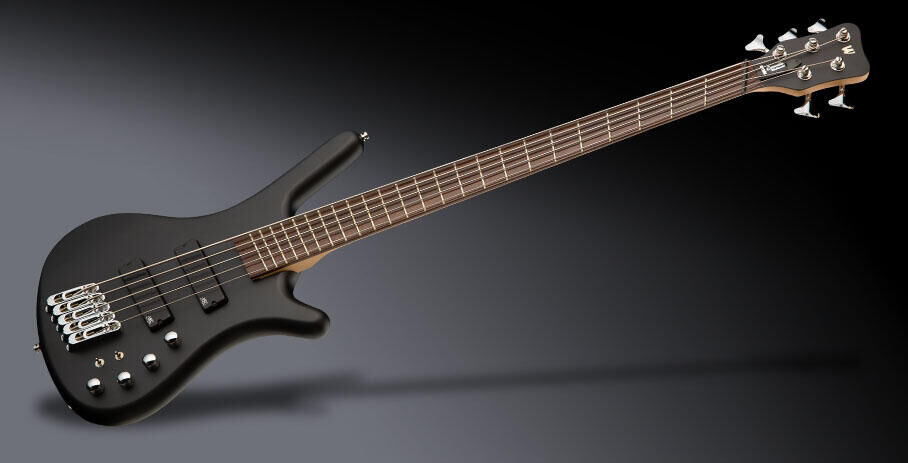 Warwick RockBass Corvette Multiscale, 5-String - Solid Black Satin