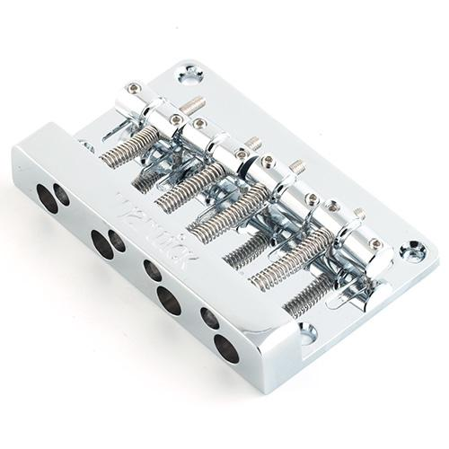 Warwick Parts - 1-Piece Bridge - 4-String / Chrome