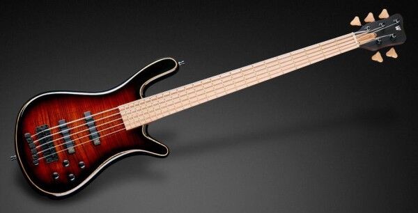 Warwick Custom Shop Streamer LX, 5-String - Amber Burst Transparent High Polish - 18-3874