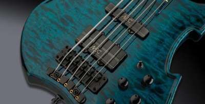Warwick Custom Shop Vampyre, 5-String - Deep Cerulean Blue