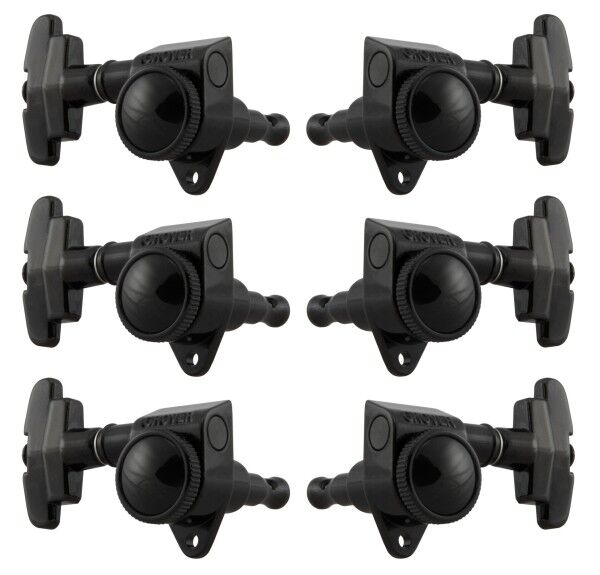 Grover 509 Series - Roto-Grip Locking Super Rotomatics with 3-Step Button - Guitar Machine Heads, 3 + 3
