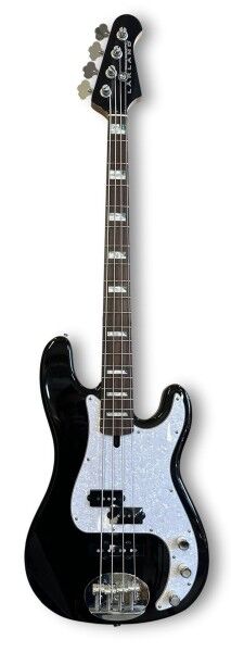 Lakland Skyline 44-64 Custom Bass, 4 String - Black Gloss