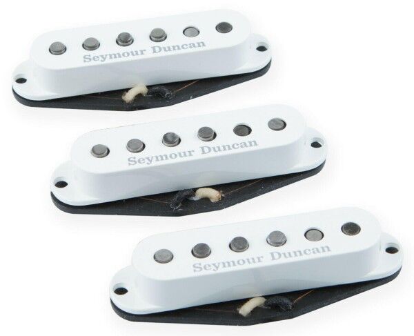 Seymour Duncan CA 50 SET - California 50's Set, Vintage Staggered Strat, Calibrated (2x SSL-1 & SSL-1 RWRP) - white Covers