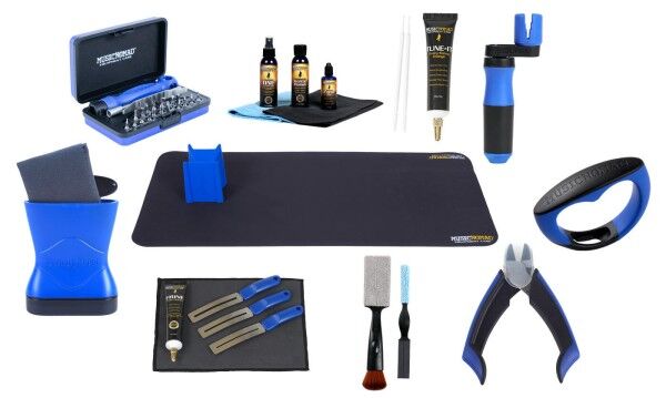 MusicNomad Ultimate At Home Work Station, 11 pcs. (MN290) - Cleaner & Tool Kit