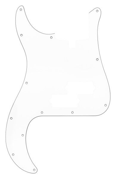 Sadowsky Parts - 21 Fret P Bass Pickguard - 5 String - Lefthand