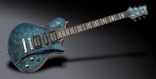 Framus Custom Shop Panthera II Studio Supreme - Turquoise Blueburst Transparent High Polish - 19-4126