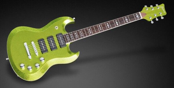 Framus Custom Shop S 370 XG Signature - Lime Green High Polish - 16-3310